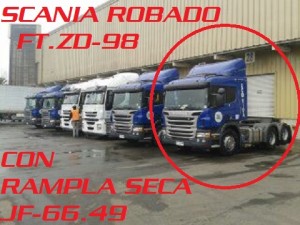 SCANIA ROBADO